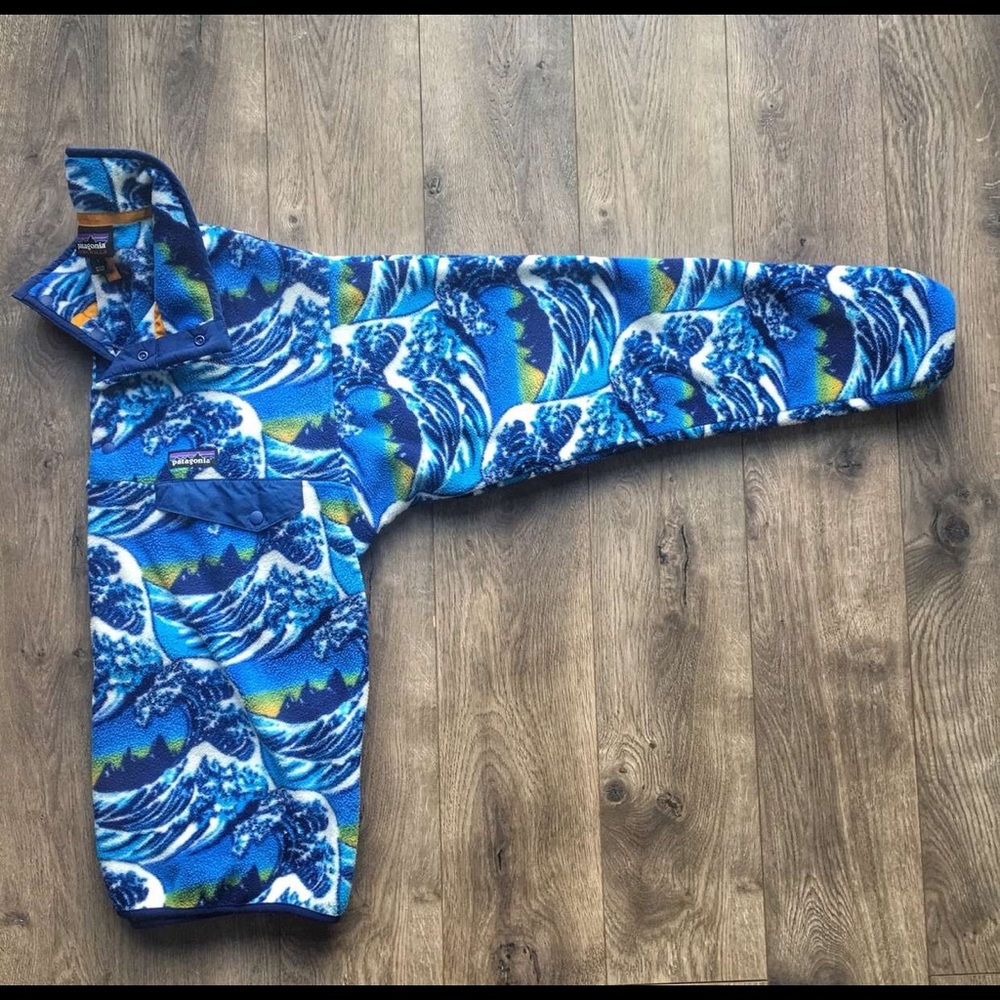 **SOLD** Patagonia Fitzroy Wave Snap-T Synchilla - Picture 8 of 8